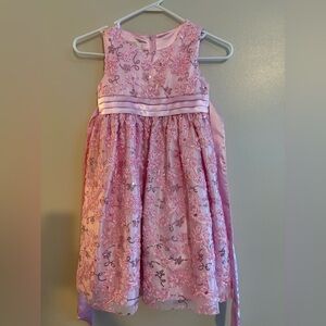 American Princess Pink and Purple Floral Dress